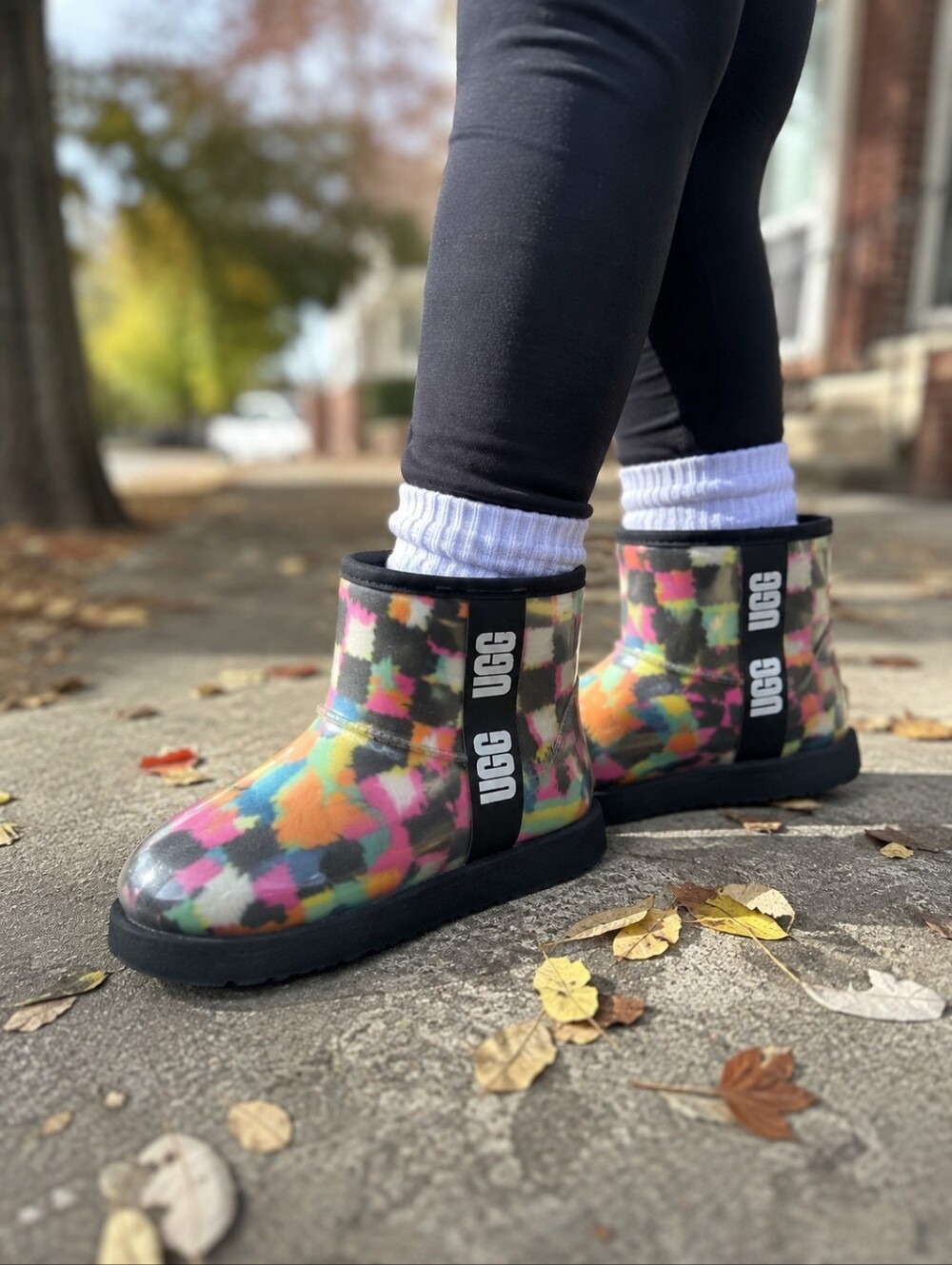 UGG Classic Clear Mini Checks Boots